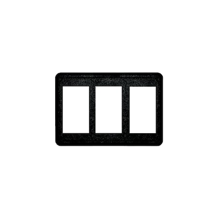 Blue Sea Systems Blue Sea Panel V-Series 3 Pos. Black 8259